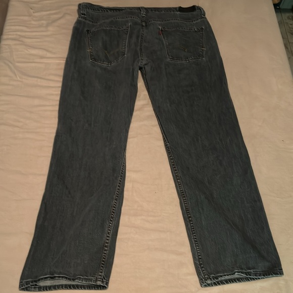 VINTAGE RARE VHTF UNISEX LEVI’S RED BUTTON FLY MENS size 36x30 REDLINE SELVAGE - Picture 2 of 16